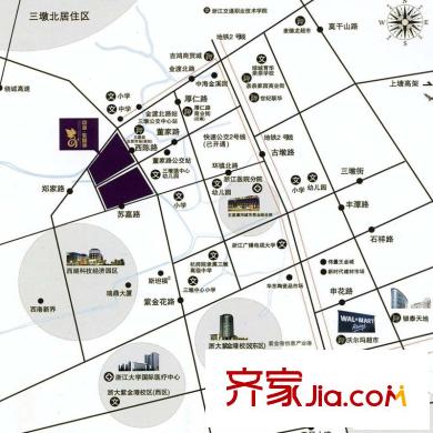 中海紫藤苑交通圖