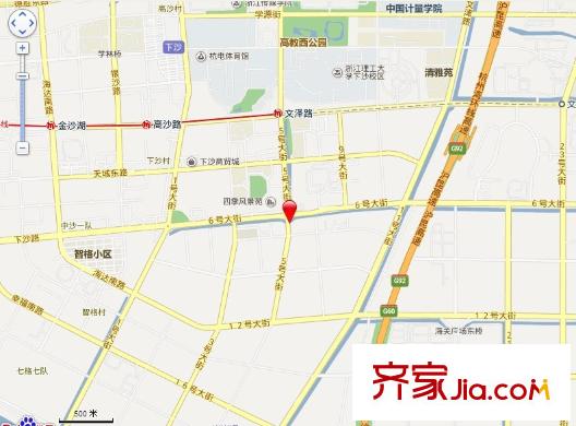 四季風(fēng)景交通圖 