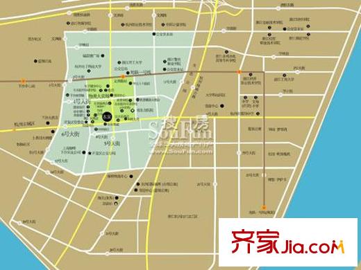 四季風(fēng)景交通圖區(qū)位圖