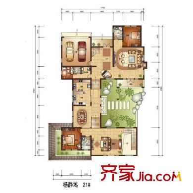 天樂云都戶型圖戶型（靜雅苑）21#-22#2 2室2廳3衛(wèi)1廚
