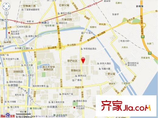 景芳六區(qū)交通圖
