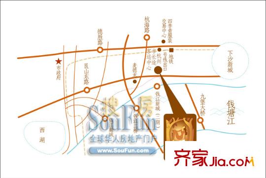 九月庭院交通圖
