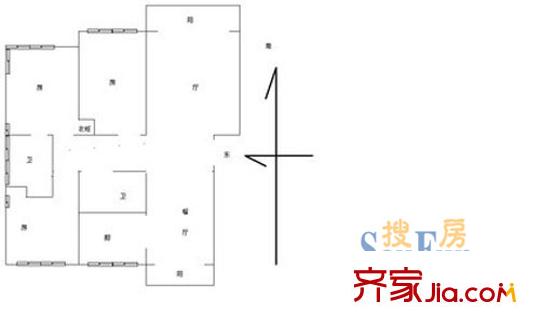桂花城 戶型圖