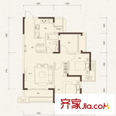 中海錢塘山水 戶型圖