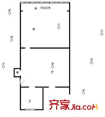 翠苑三區(qū)戶型圖1室 戶型圖 1室1廳1衛(wèi)1廚