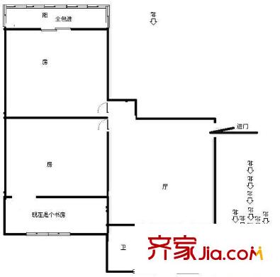 翠苑三區(qū)戶型圖2室 戶型圖 2室1廳1衛(wèi)1廚