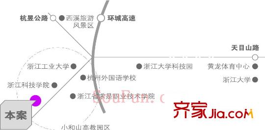 浪漫和山別墅交通圖