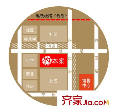 景麗華庭交通圖周邊區(qū)位圖