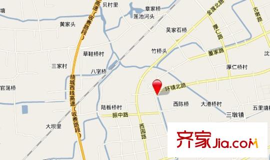 創(chuàng)美華彩國(guó)際交通圖交通示意圖