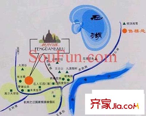 楓丹白露交通圖