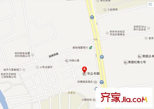 華立和郡交通圖1