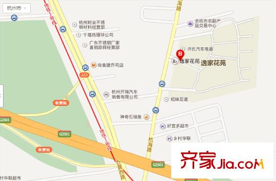 逸景花苑交通圖1
