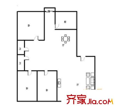 金橋花園 戶型圖