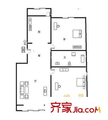 金橋花園 戶型圖