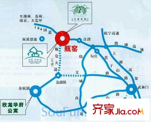 興龍興和苑交通圖