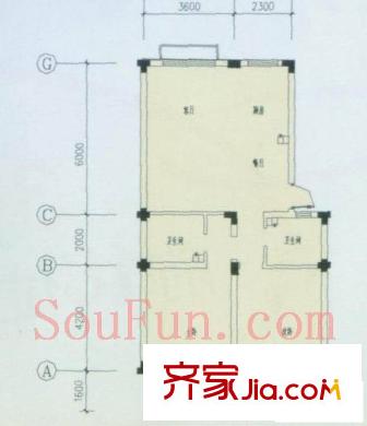 興龍興和苑戶(hù)型圖3室 戶(hù)型圖 3室2廳1衛(wèi)1廚