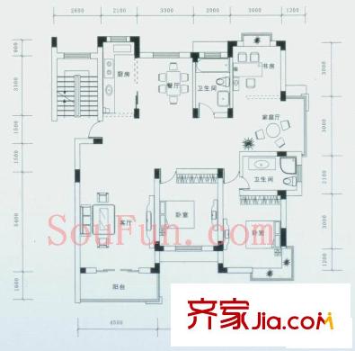 興龍興和苑戶(hù)型圖3室 戶(hù)型圖 3室3廳2衛(wèi)1廚