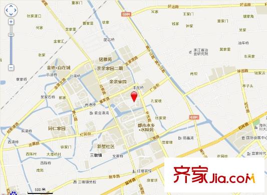 都市水鄉(xiāng)水漣苑交通圖 