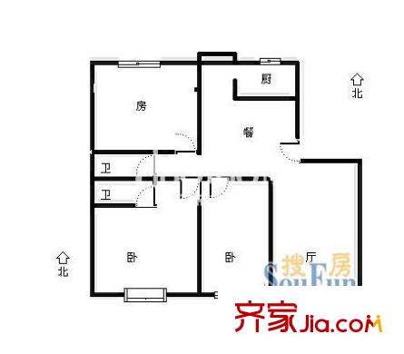 金橋花園 戶型圖