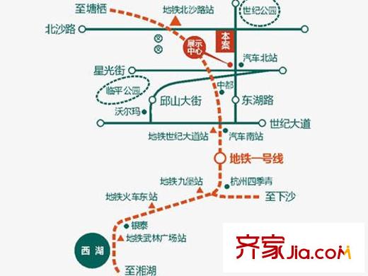 東湖春天交通圖區(qū)位圖
