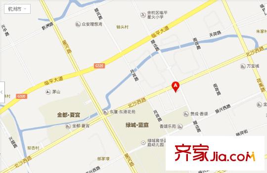 四季晶品交通圖