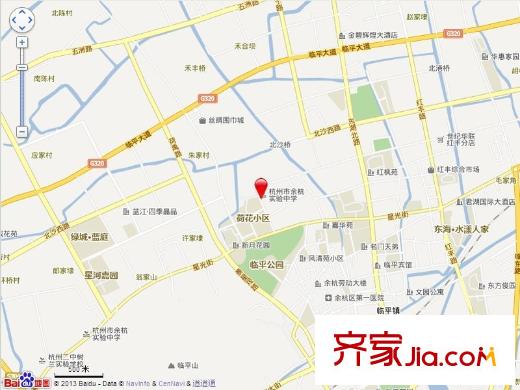 四季晶品交通圖電子地圖