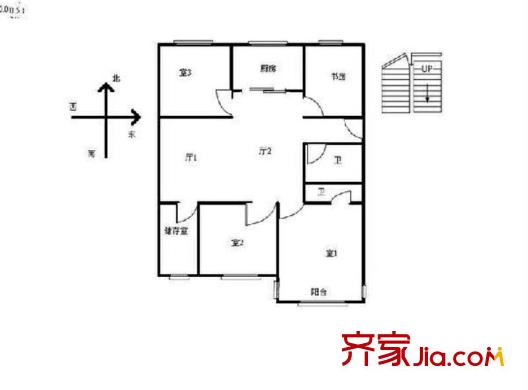 德雅花園 4室 戶型圖