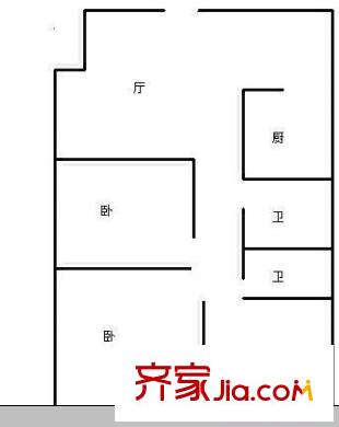 德雅花園戶型圖3室 戶型圖 3室1廳2衛(wèi)1廚