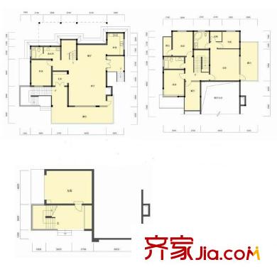 美林公館戶型圖3室 戶型圖 3室2廳2衛(wèi)1廚