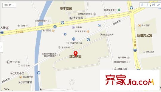 理想四維理想家園交通圖1