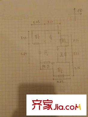 翡翠城竹苑 2室 戶型圖