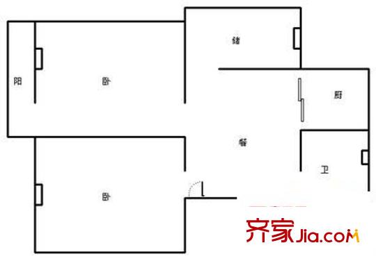 九曲營(yíng)小區(qū)戶型圖3室 戶型圖 3室1廳1衛(wèi)1廚