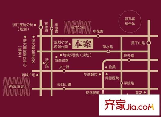保利香檳國際交通圖