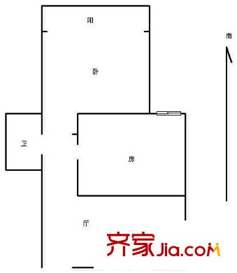 沈塘銘苑戶(hù)型圖2室 戶(hù)型圖 2室1廳1衛(wèi)1廚