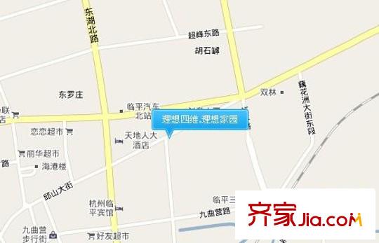 理想四維理想家園交通圖