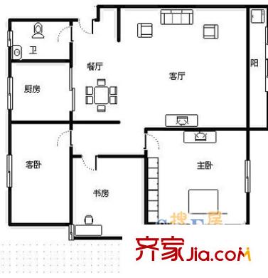 教工路138號(hào)院 戶型圖