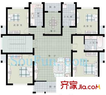 廣廈天都城天湖苑 戶型圖