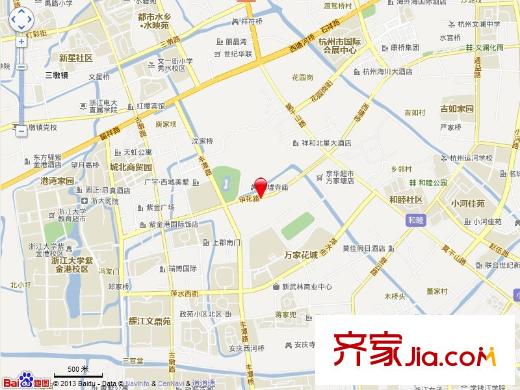 保利香檳國際交通圖電子地圖
