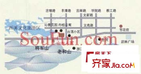 坤和山水人家三期交通圖