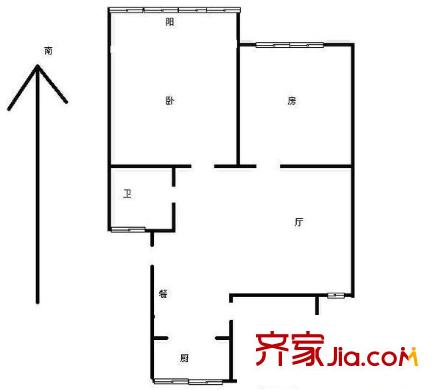 科技新村戶型圖3室 戶型圖 3室2廳1衛(wèi)1廚