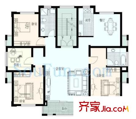 天都城天風(fēng)苑戶型圖4室 戶型圖 4室2廳2衛(wèi)1廚