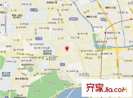 武林花園交通圖 