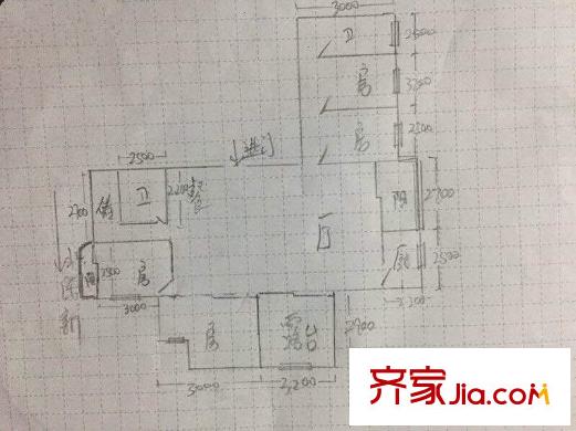 華門自由21世紀(jì)公寓 4室 戶型圖