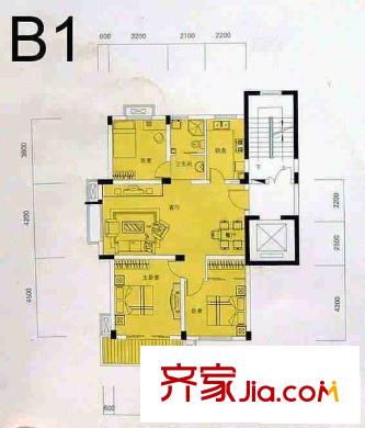 多藍(lán)水岸銀沙苑 3室 戶型圖