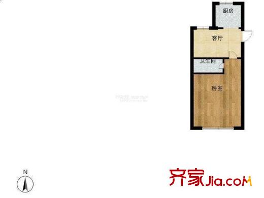 蓮花新村 2室 戶型圖