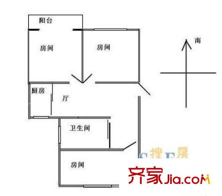 瑞立辰秀嘉園 3室 戶型圖