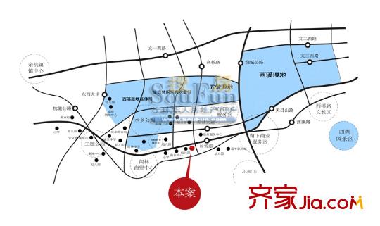 怡景花城交通圖