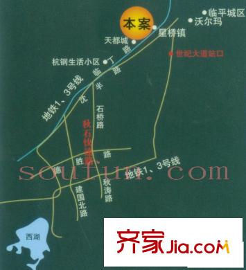 華庭嘉苑交通圖