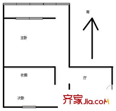 采荷新村戶型圖2室 戶型圖 2室1廳1衛(wèi)1廚