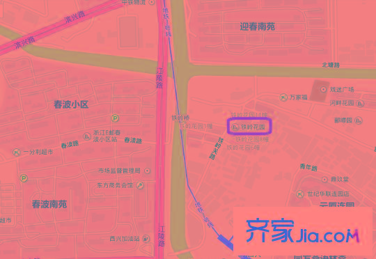 鐵嶺花園交通圖2